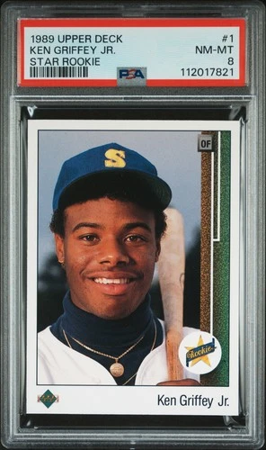 1989 Upper Deck #1 Ken Griffey Jr. Star Rookie PSA 8