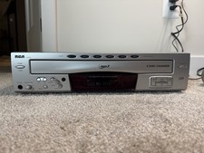 RCA 5 Disc Changer CD/MP3 Player Model: RP-8078  Silver, Used No Remote 