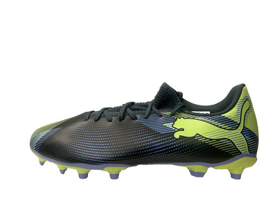 PUMA Future 7 Play Firm Ground Fußballschuhe Grau/Lila/Grn UK 11 US 12 EU 46