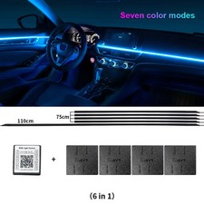 14/18 in 1 Led Acrylic Car Ambient Light RGB 64 213 Color Symphony Acrylic APP S