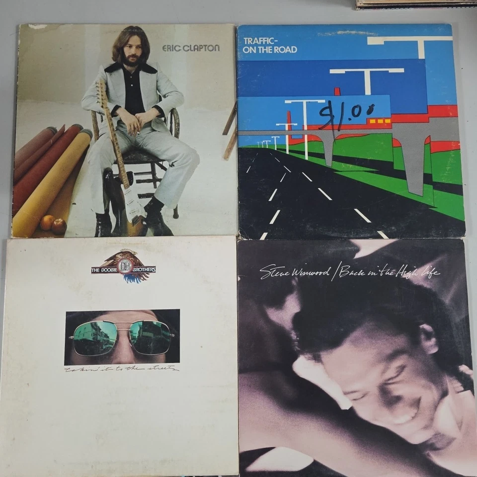 Job Lot Vinyl RECORD COLLECTION 38 x 12" LP's CLASSIC ROCK 1970-80's Vg+-NM Lot1 Foto 4 de 4