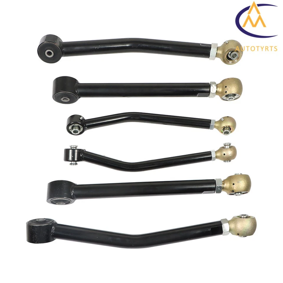 Adjustable 0-6" Lift Control Arms Full Set For 2007/2008-2018 Jeep Wrangler JK Foto 4 de 4