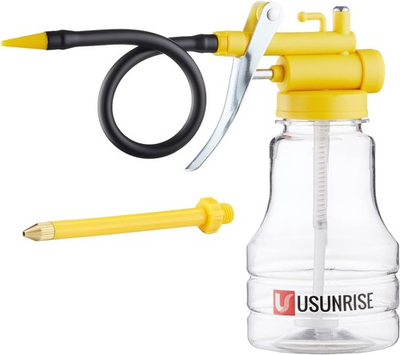 #ad #ad Transparent High Pressure Oiler Lubrication Oil Can Bottle Oiling Gun with Rigid $18.99