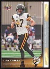 2015 Upper Deck CFL Luke Tasker #8 Hamilton Tiger-Cats