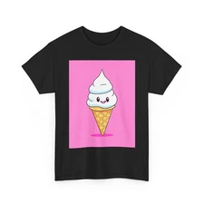 CUTE KAWAII ICE CREAM POPART TSHIRT TEE GIFT MEN WOMEN TEENS SHIRT DESSERT PARTY