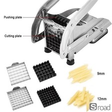 Tagliapatate affettatrice francese in acciaio inox tritatutto verdure per patatine fritte