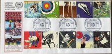 Liverpool Large Royal  Mail Issue New  The Games Stamps Dawn First Day Cover