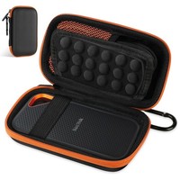 AMFUN Hard Drive Case Portable External Hard Drive Case for SanDisk
