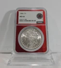 SPECIAL LABEL!  1886-P  MORGAN Silver Dollar, NGC MS-64!