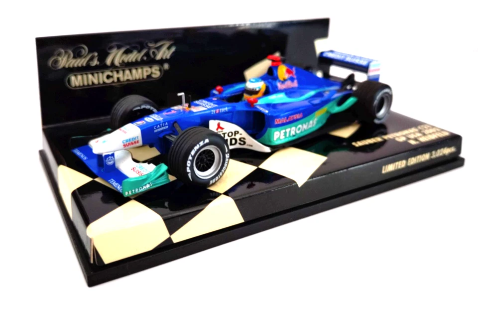 Minichamps Sauber C21 Nick Heidfeld 2002 EE. UU. GP 1:43 F1 Diecast Edición Limitada Foto 4 de 4