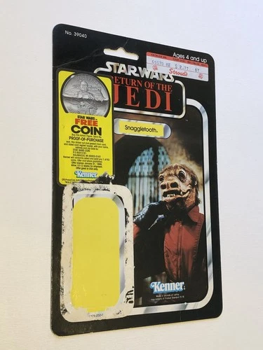 CARDBACK ONLY for Vintage Star Wars Snaggletooth 77 BACK Coin Offer
