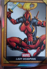 Topps Marvel Trading Card Lot Masterpieces Chrome Lady Deadpool Thor Hulk