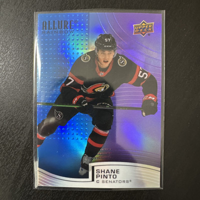 2021-22 Upper Deck Allure Rainbow Blue/Purple Shane Pinto 123/199 #R-27