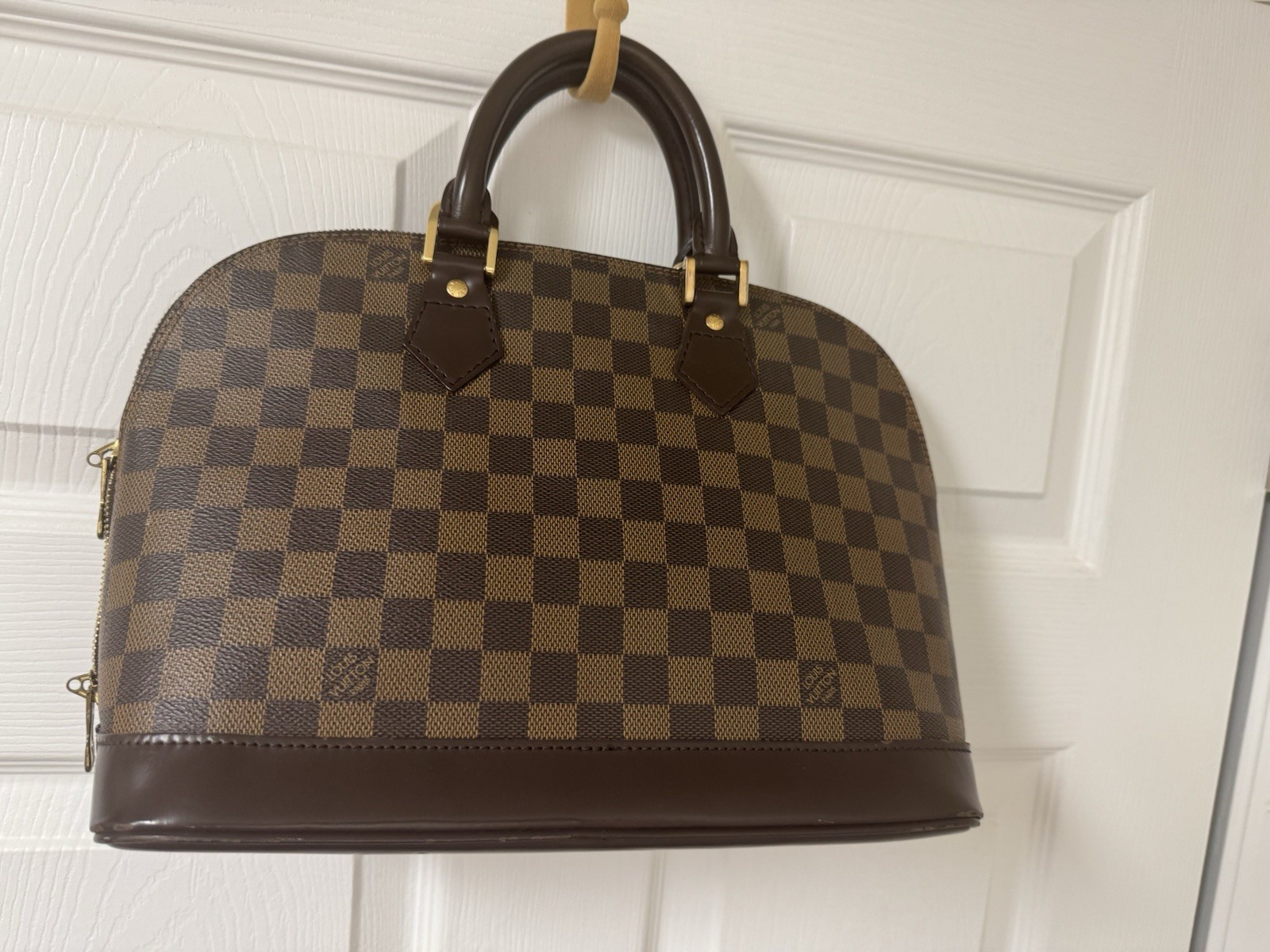 Louis Vuitton Alma Damier PM  With COA