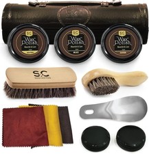 Original Shoe Polish  Care Kit - Leather Shine for Men  Dark Brown