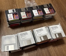 Lotto 200 floppy disk McIntosh Apple Webster finale + usati 3,5"