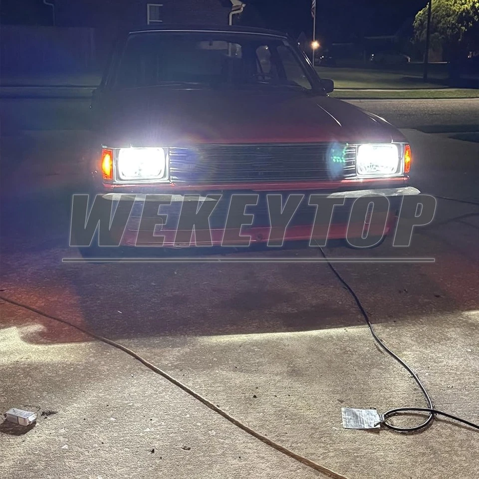 7x6 5x7 LED Headlight Housing Hi/Lo with LED Bulb For Toyota Supra A70 1986-1992 Foto 4 de 4