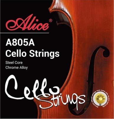 4/4 Cello String Set - A805A Cello Strings 4/4 Full Set A-D-G-C with Steel Co...