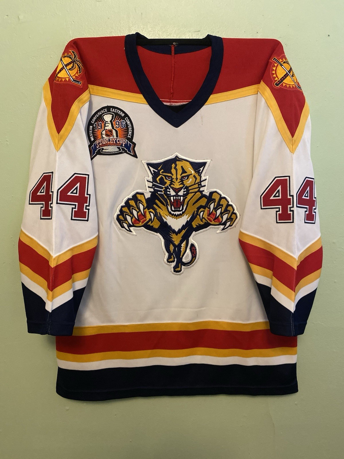 Rob Niedermayer Florida Panthers 1996 Stanley Cup Jersey CCM Large