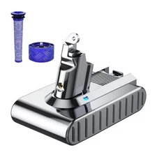 New Model 6.0Ah Replacement for Dyson V6 Battery 21.6V Compatible with vtc4 SV03