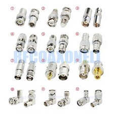 1x BNC Male Female to FME TNC MCX SMB Male Female RF Coaxial Connector Adapter