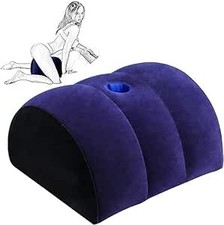 Inflatable Wedge Body Pillow for Intimate Play, Portable Soft Bed Positioner