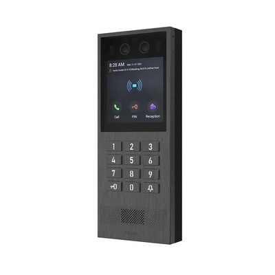 Akuvox X912K IP 2MP 125° IR AI PoE Doorphone with Keypad, Touchscreen RF Reader
