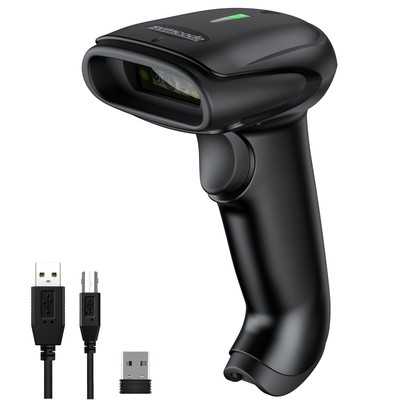 Symcode 2D Wireless Barcode Scanner,Bluetooth6.0 & Wireless2.4G & USB Wired