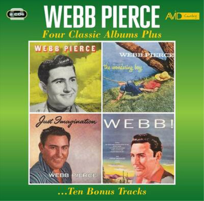 Webb Pierce Four Classic Albums Plus (CD) Album