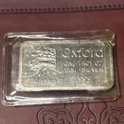 Vintage Oxford Alaska 1 Troy OZ .999 Silver Art Bar