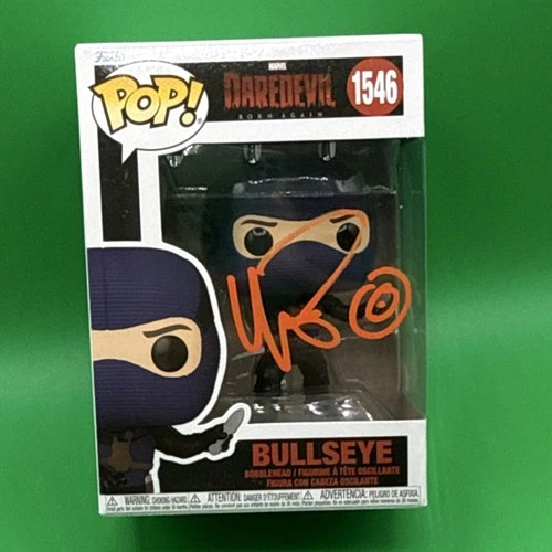 Funko Pop Marvel Daredevil Born Again Bullseye #1546 Signed by Wilson Bethel