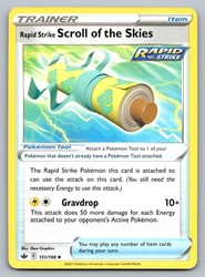 Rapid Strike Scroll of the Skies 151/198 Chilling Reign Uncommon
