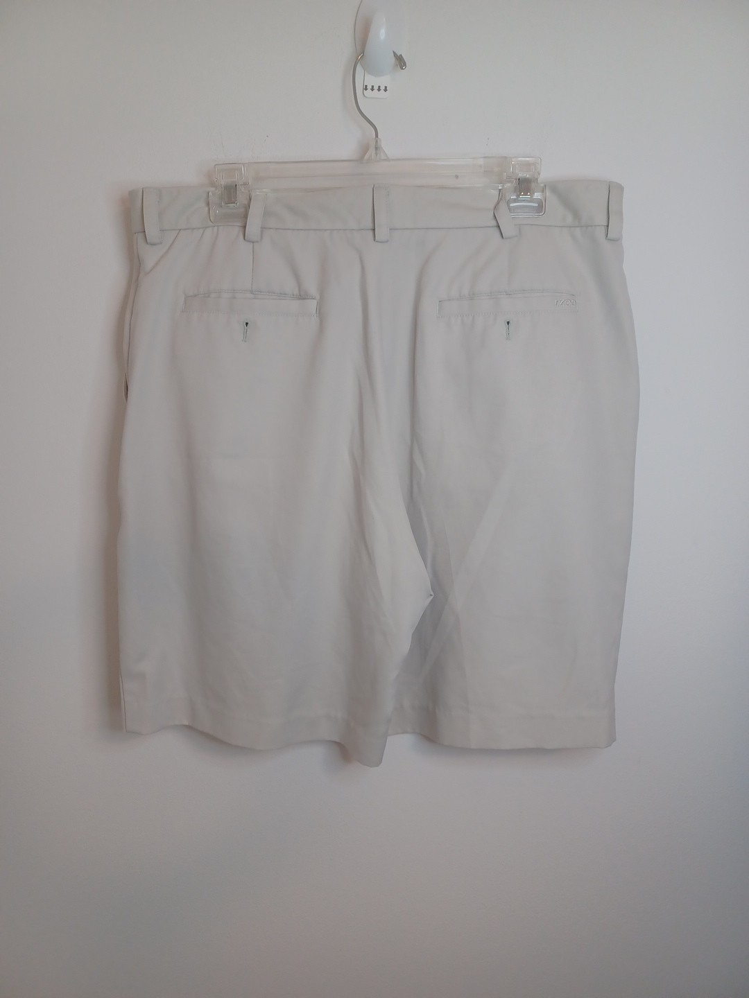 Izod Golf Shorts Mens 36 Khaki Beige Pockets Beach Activewear Vacation Summer image 6