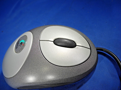 RARE Logitech Mouseman Dual Sensor Optical USB Wheel Mouse M-BL63B