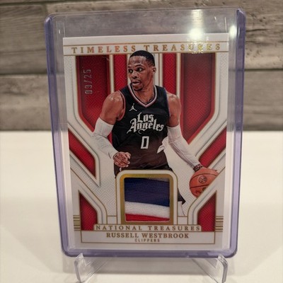 2024-25 Panini National Treasures RUSSELL WESTBROOK Timeless Treasures #d /25
