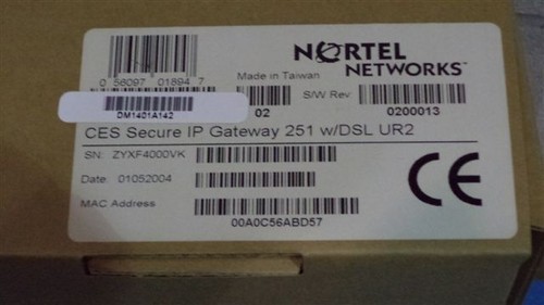 NORTEL DM1401A142 CES SECURE IP GATEWAY SWITCH CONTIVITY 251 W/DSL UR2 - 第 3/7 張圖片