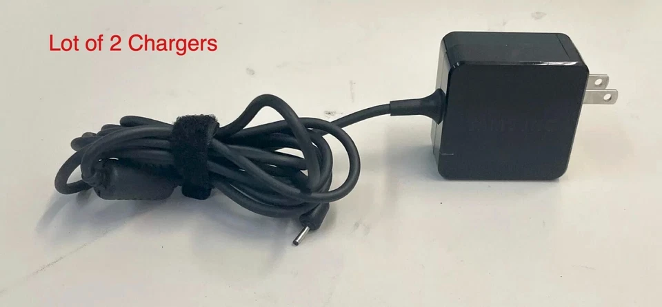 PACK 2 Cargador Adaptador de CA Samsung Chromebook3 XE500C13 2 XE500C12 PA-1250-98 Foto 2 de 4
