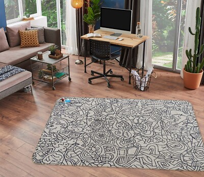 3D Sketch Doodle O3890 Game Rug Mat Elegant Photo Carpet Mat Eve 2023