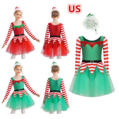 open lace back dress Santa Xmas Women's Cosplay Costume / Fashion Party Dress with Hat and Belt for Dress Up