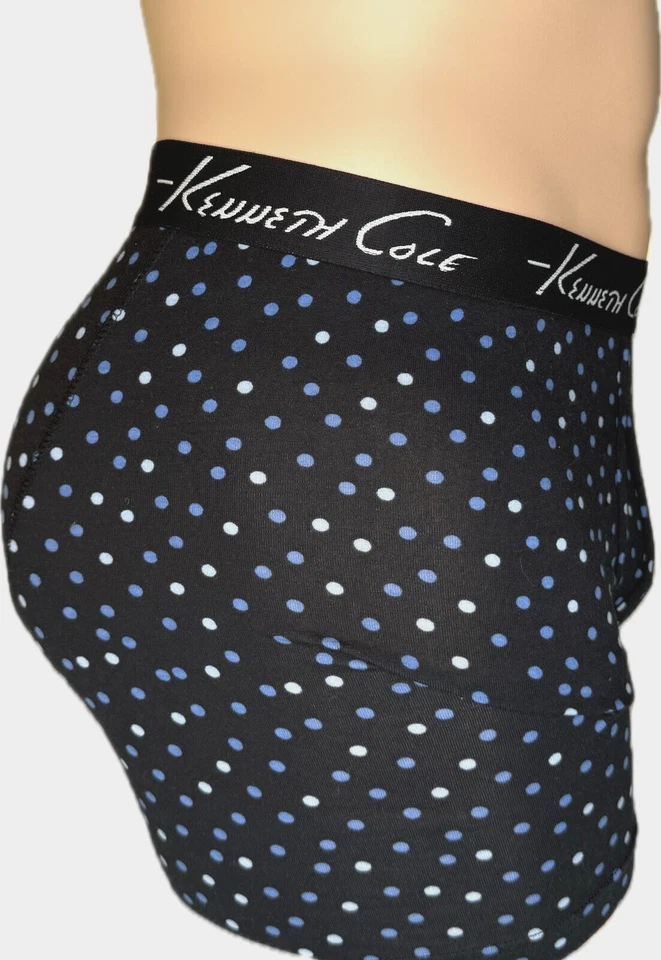 KENNETH COLE REACTION Para hombres Algodón Boxer BREVE Talla M Ropa Interior Azul Marino Foto 2 de 3