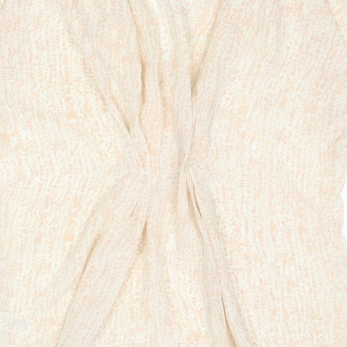 H&M Womens Beige Polyester Blend Blouse Size 8 - Picture 4 of 10