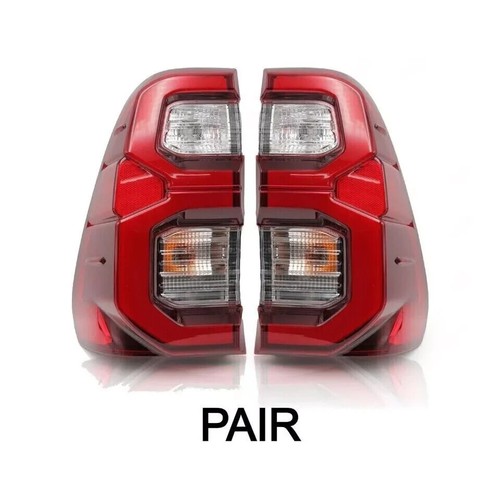 Rear Right & Left LED Tail Light Lamp Pair For Toyota Hilux Revo Rocco 2020-2024 - Picture 6 of 12