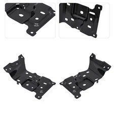 Left+Right Side Front Bumper Mounting Plate Brackets For Ford F-150 2018-2020