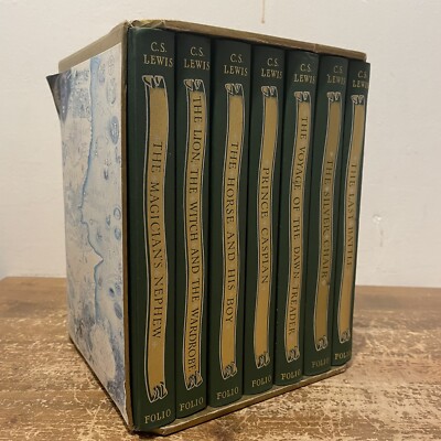 Folio Society Die Chroniken von Narnia komplett 7 Bücher C.S. Lewis Hardcover 1996