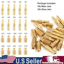 20Pcs/Set Carburetor Main Jet kit & Slow Pilot Jet Tool fit For PWK OKO CVK ✔