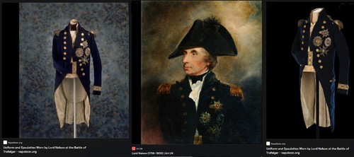 Antike königliche britische Marineoffiziersuniform Tunika Hose marineblaue goldblau - Bild 5 von 13