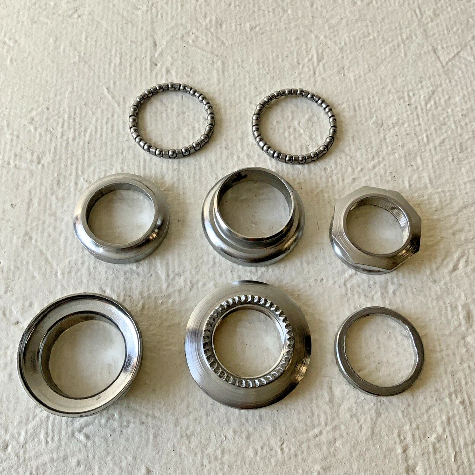 STEEL HEADSET 1 1/8 INCH THREADED BSA THREADING - Image 3 of 4