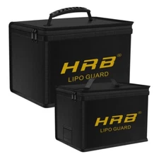 HRB Lipo Battery Safe Bag Storage Charge Box Guard Fireproof Explosionproof Bag