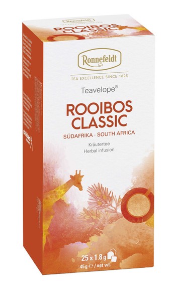 Ronnefeldt Tee – Teavelope Rooibos Classic KräUtertee 25 Teebeutel 45G-image