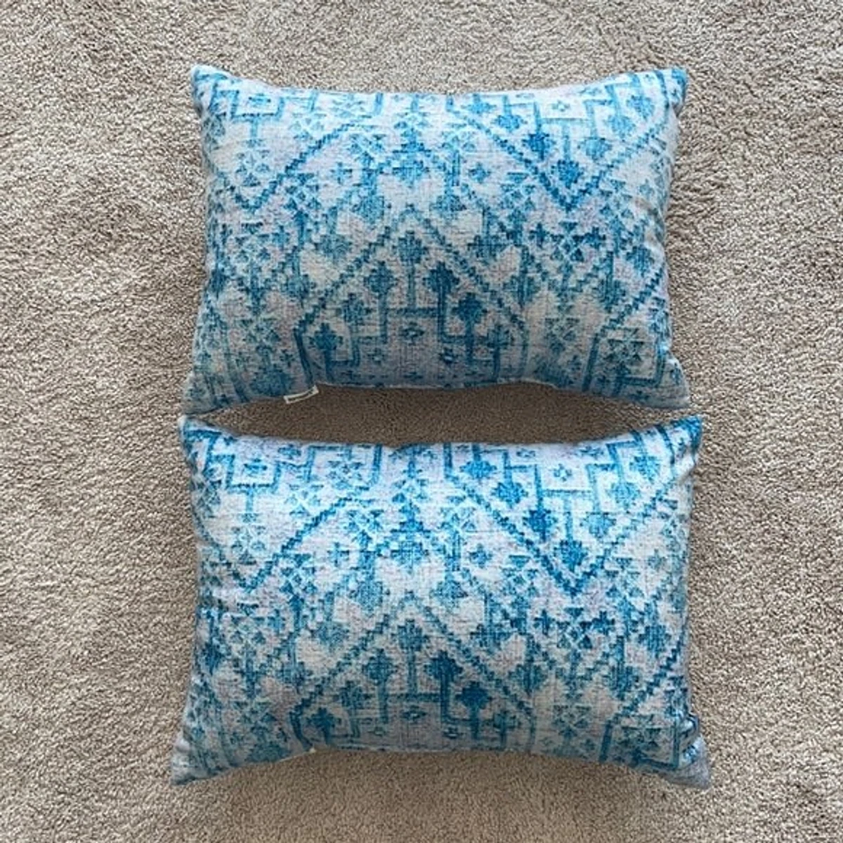 Set of 2 Pier 1 Imports Small Rectangular Pillows